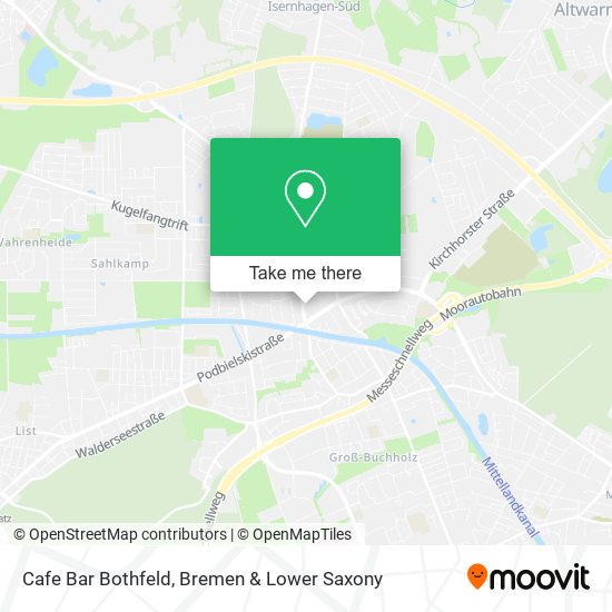 Cafe Bar Bothfeld map