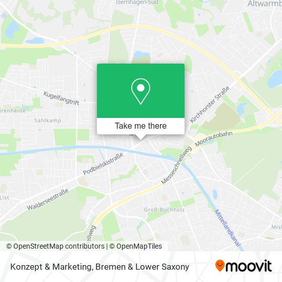 Konzept & Marketing map