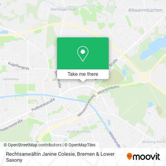 Rechtsanwältin Janine Colesie map