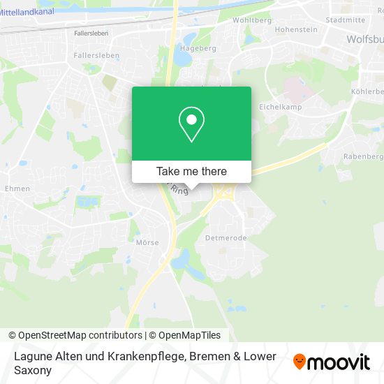 Lagune Alten und Krankenpflege map