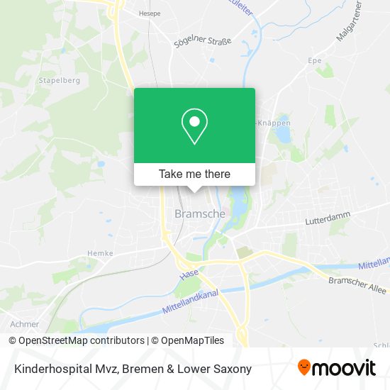 Kinderhospital Mvz map