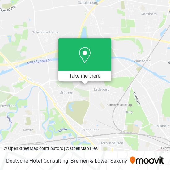 Deutsche Hotel Consulting map