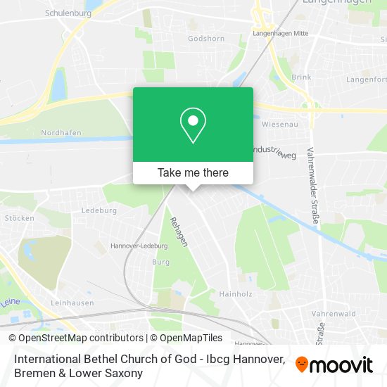 International Bethel Church of God - Ibcg Hannover map