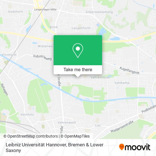 Leibniz Universität Hannover map