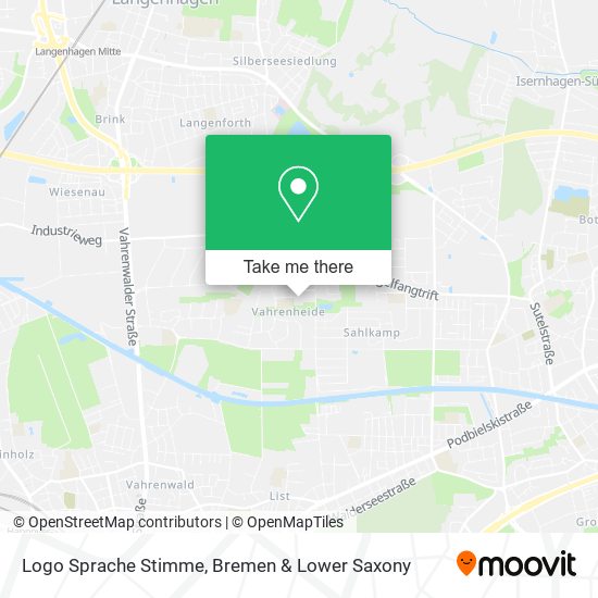 Logo Sprache Stimme map