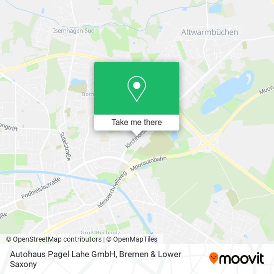 Autohaus Pagel Lahe GmbH map