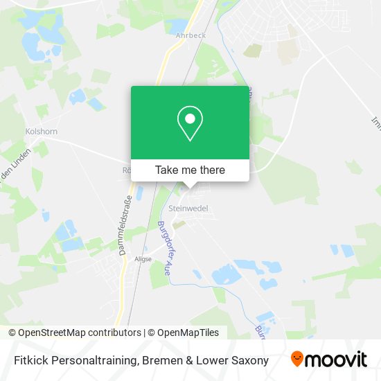 Fitkick Personaltraining map