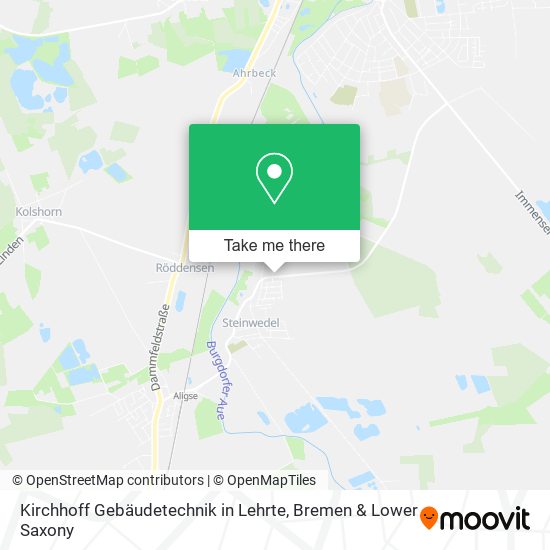 Kirchhoff Gebäudetechnik in Lehrte map