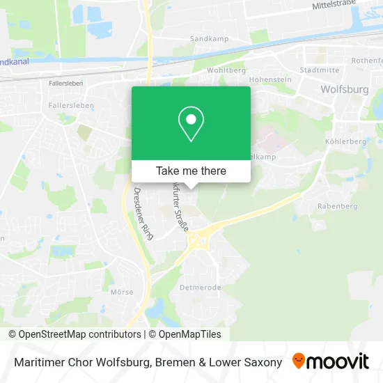 Maritimer Chor Wolfsburg map