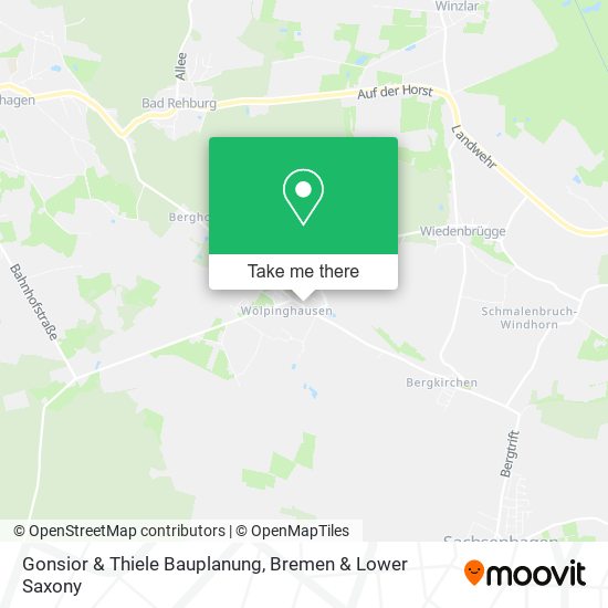 Gonsior & Thiele Bauplanung map