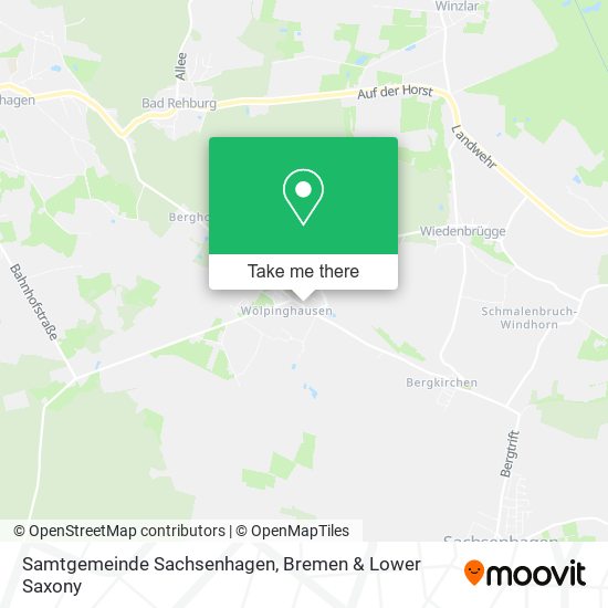 Samtgemeinde Sachsenhagen map