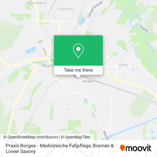 Praxis Borges - Medizinische Fußpflege map