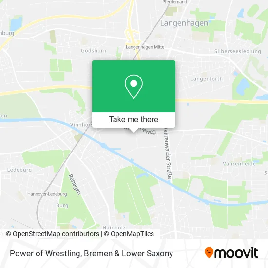 Карта Power of Wrestling