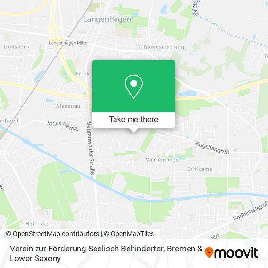 Verein zur Förderung Seelisch Behinderter map