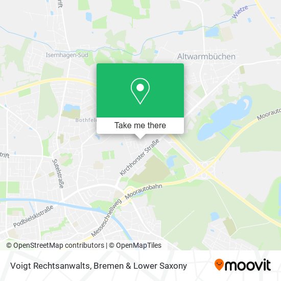 Voigt Rechtsanwalts map