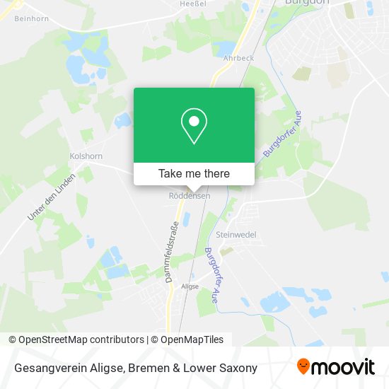 Gesangverein Aligse map