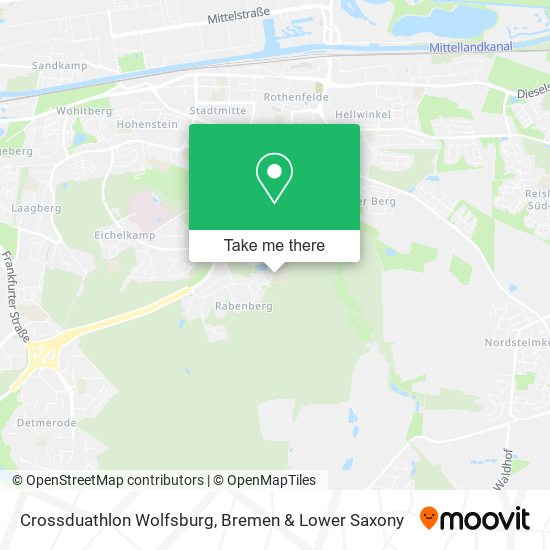 Crossduathlon Wolfsburg map