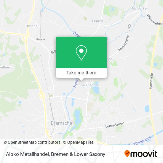 Albko Metallhandel map