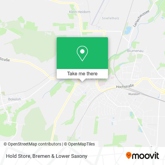 Hold Store map
