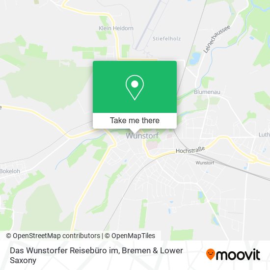 Das Wunstorfer Reisebüro im map