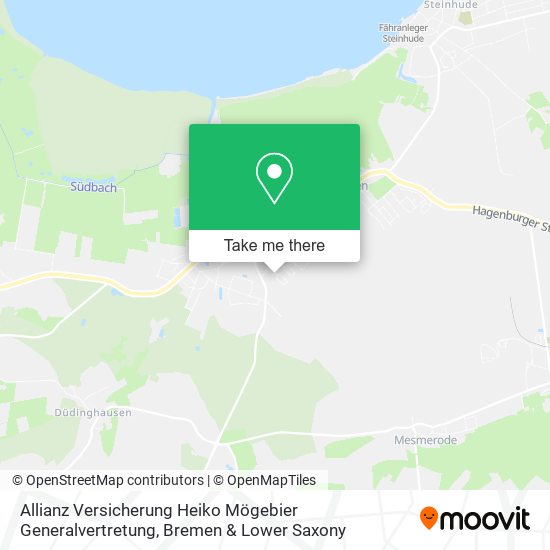 Allianz Versicherung Heiko Mögebier Generalvertretung map
