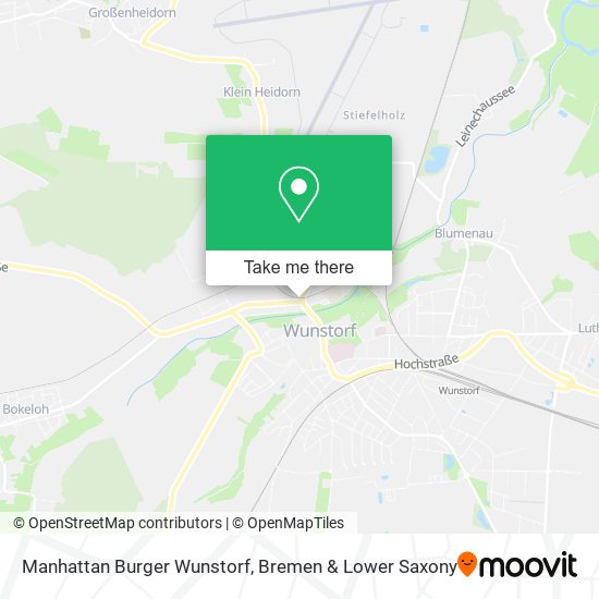 Manhattan Burger Wunstorf map