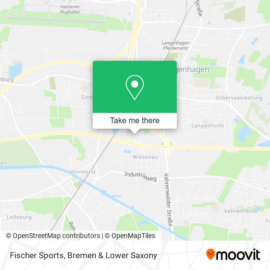 Fischer Sports map