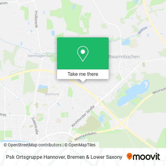 Psk Ortsgruppe Hannover map