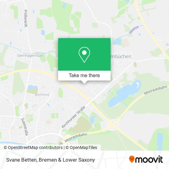 Svane Betten map
