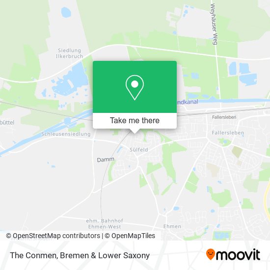 The Conmen map
