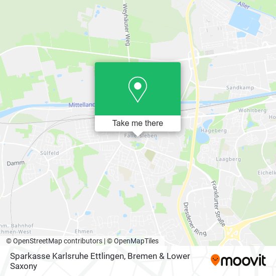 Sparkasse Karlsruhe Ettlingen map