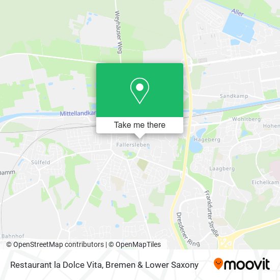 Restaurant la Dolce Vita map