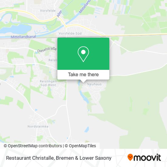 Restaurant Christalle map