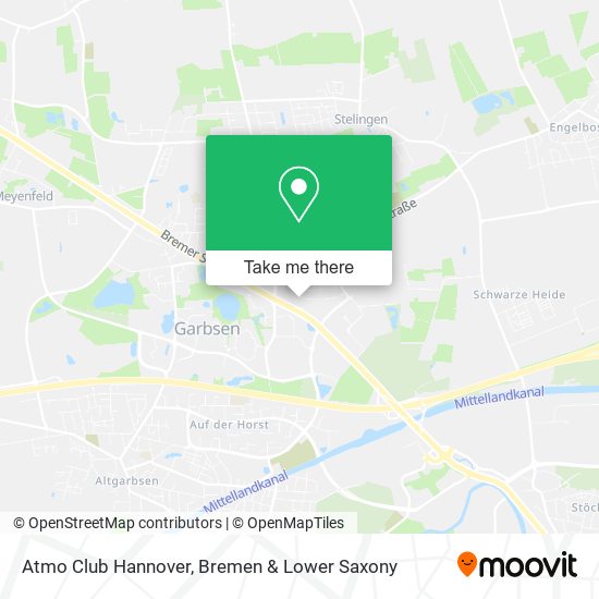 Atmo Club Hannover map