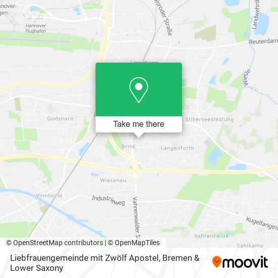Liebfrauengemeinde mit Zwölf Apostel map