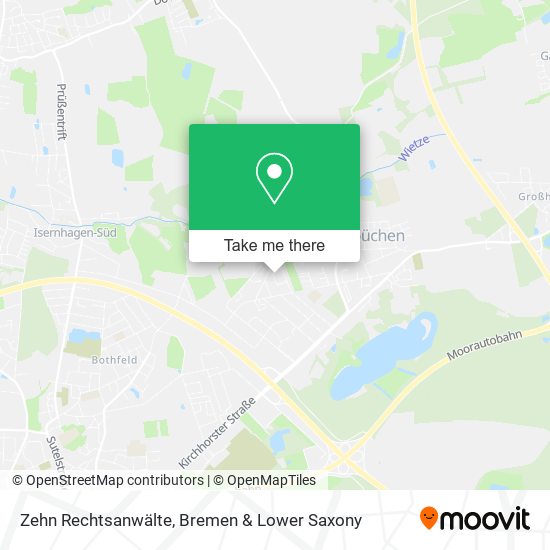 Zehn Rechtsanwälte map
