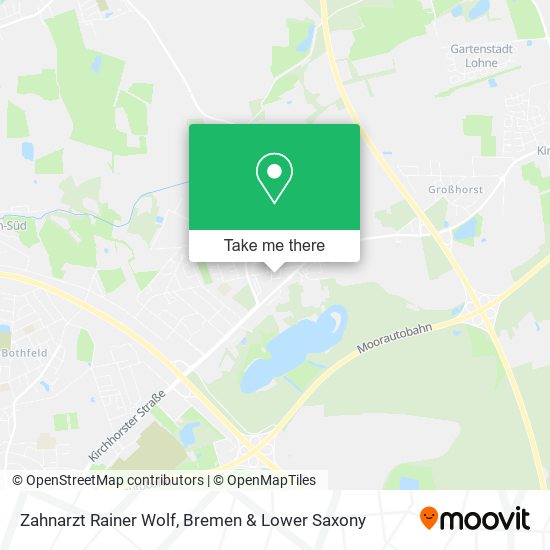 Zahnarzt Rainer Wolf map