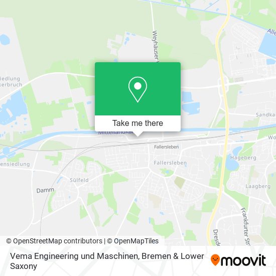Vema Engineering und Maschinen map