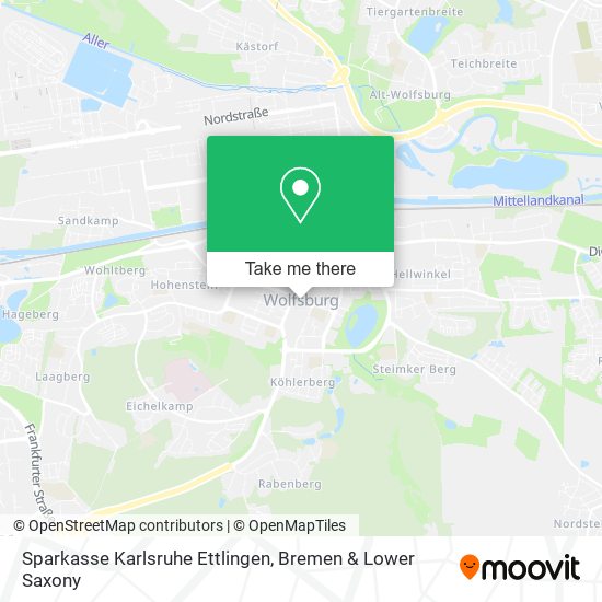 Sparkasse Karlsruhe Ettlingen map