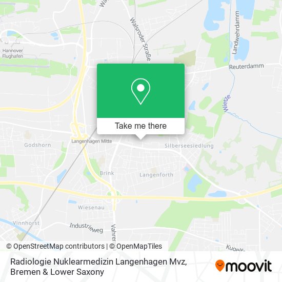 Карта Radiologie Nuklearmedizin Langenhagen Mvz