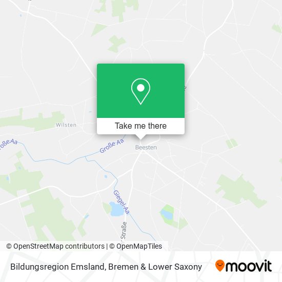 Bildungsregion Emsland map