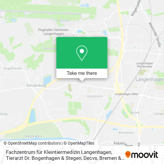 Fachzentrum für Kleintiermedizin Langenhagen, Tierarzt Dr. Bogenhagen & Stegen, Decvs map