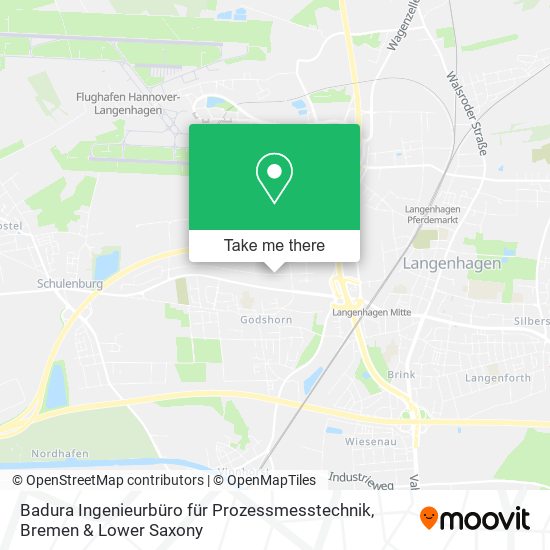 Badura Ingenieurbüro für Prozessmesstechnik map