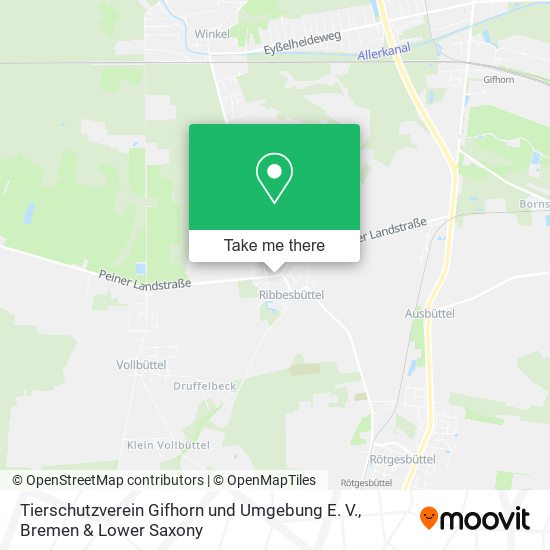 Tierschutzverein Gifhorn und Umgebung E. V. map