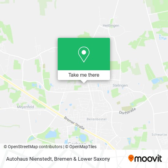 Autohaus Nienstedt map