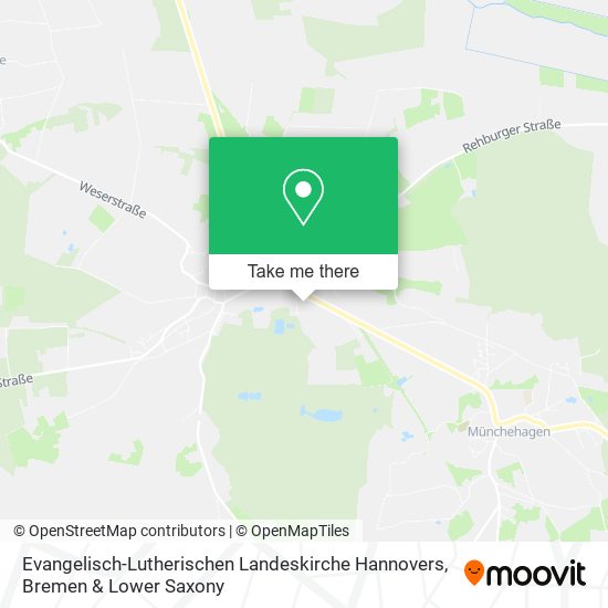 Evangelisch-Lutherischen Landeskirche Hannovers map