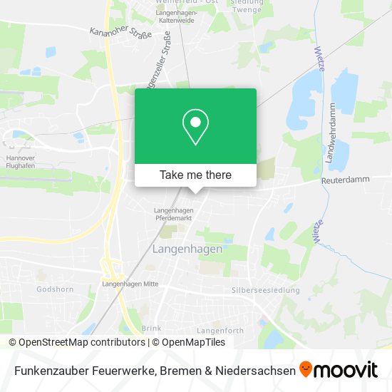 Funkenzauber Feuerwerke map
