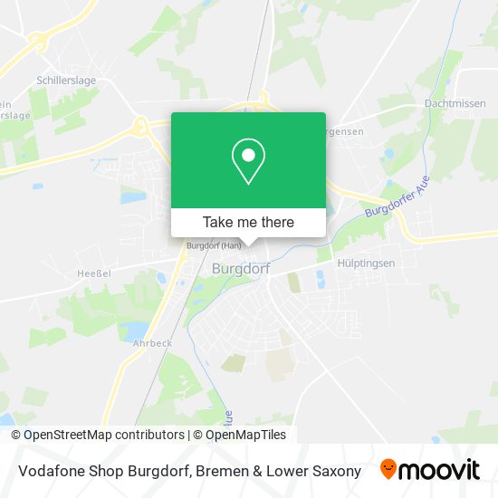 Vodafone Shop Burgdorf map