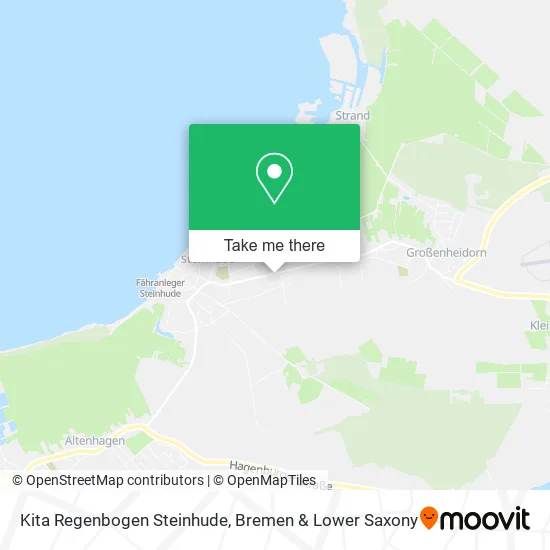 Kita Regenbogen Steinhude map