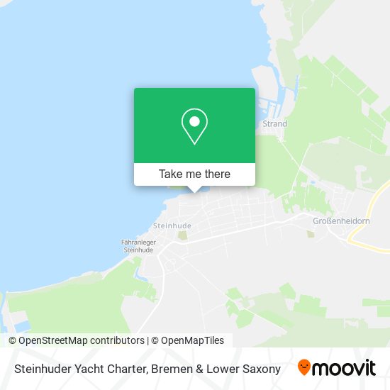 Steinhuder Yacht Charter map